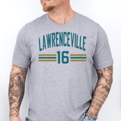 LAWRENCEVILLE | Jacksonville Football themed Soft Ring Spun Cotton T-Shirt