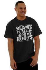 Southern Country Blame It All On My Boots Womens or Mens Crewneck T Shirt Tee