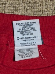 👀🔥 1995 Bill Elliot Awesome Bill The Real Deal Graphic Tee Single Stitch Sz XL