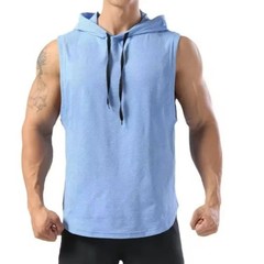 2026 Solid Color Men’s Tank Top Hip Hop Sleeveless Vest Gym Casual Shirt