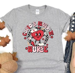 Cupid’s Favorite Nurse Shirt, Heart Nurse T-Shirt, Nurse Gift, Nurse Tee, Heart