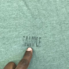 Lucky Brand Shirt Mens Medium Green Venice Burnout Tee Tagless Crewneck Jersey
