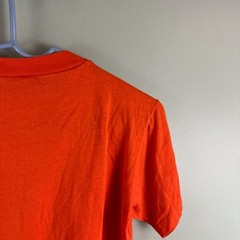 Vintage SYRACUSE UNIVERSITY ORANGEMEN ORANGE T-shirt 80s SU College Football MED