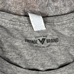 Vintage Brand Georgia Bulldogs T-Shirt Mens L Gray Mascot Graphic Tri-Blend Tee