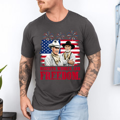 Western Cowboy Biscuits Freedom Fourth of July T-Shirt