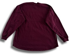 Vintage Spirit Jersey Fordham University Large Burgundy Gray Puff Print T-Shirt