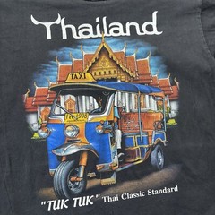 Vintage 90s Thailand Tuk Tuk Thai Classic Standard Car Shirt Size XL