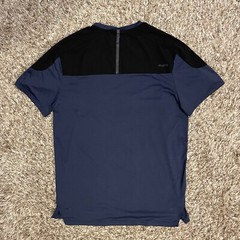 Spyder Active Shirt Mens Medium Blue Black Performance Wicking ProWeb