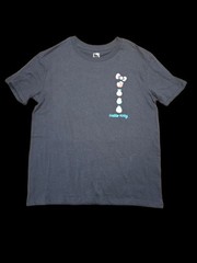 Hello Kitty Black Graphic T-Shirt with Colorful Character Design