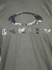 Oakley Mens PC Stealth II Tee Short Sleeve T-Shirt Dark Brush Size Large New