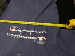 Champion Classic Logo Graphic T Shirt | Blue | M