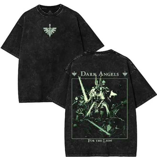 “Dark Angels” Vintage Tee Retro Oversized T-Shirts Inspired by Iconic Fac