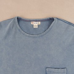 32 Bar Blues Large Mens T Shirt Pocket Stretch Boxy 23×28