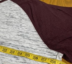 Foundry Supply Co Size 3X Wine Gray Long Sleeve Pullover Jersy T Shirt