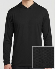 Men’s Quick Dry Performance Hooded Long Sleeve – Dry Fit Athletic Shirt