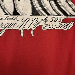 Vintage 90s Tattoo Shop Fine Line Route 66 Albuquerque NM Distressed T-Shirt XL