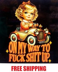 T-SHIRT-ON MY WAY TO F**K S**T UP