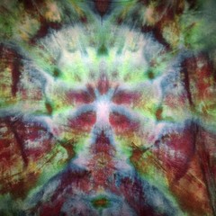 Quality Handmade Tie-dyed T Shirt 100% Cotton Unisex Large “Psychedelic Bloom!”