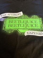 Afterlife The Beetlejuice Experience T-Shirt MEDIUM Live Haunt Halloween