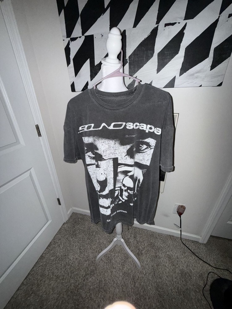 Soundscape Clash of Sound Graphic Oversized T-Shirt