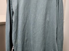 VTG 90s Hobo Signs Single Stitch Peace Hippie Pins Long Sleeves Shirt OSFA Gray