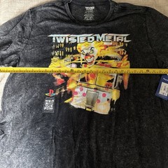 Twisted Metal Sweet Tooth T-Shirt 3XL NWT PlayStation Acid Wash Graphic Tee