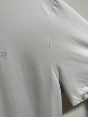 QUICKSILVER MEN’S T-SHIRT – XL – RASH GUARD SHORT SLEEVE UPF 50 – WHITE/BLUE