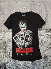 Dc Comics Joker Deadmans Hand Graphic T-Shirt Size Small D2