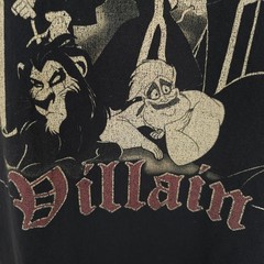 Disney Villains T Shirt Mens Size Large Black Chillin Like A Villain