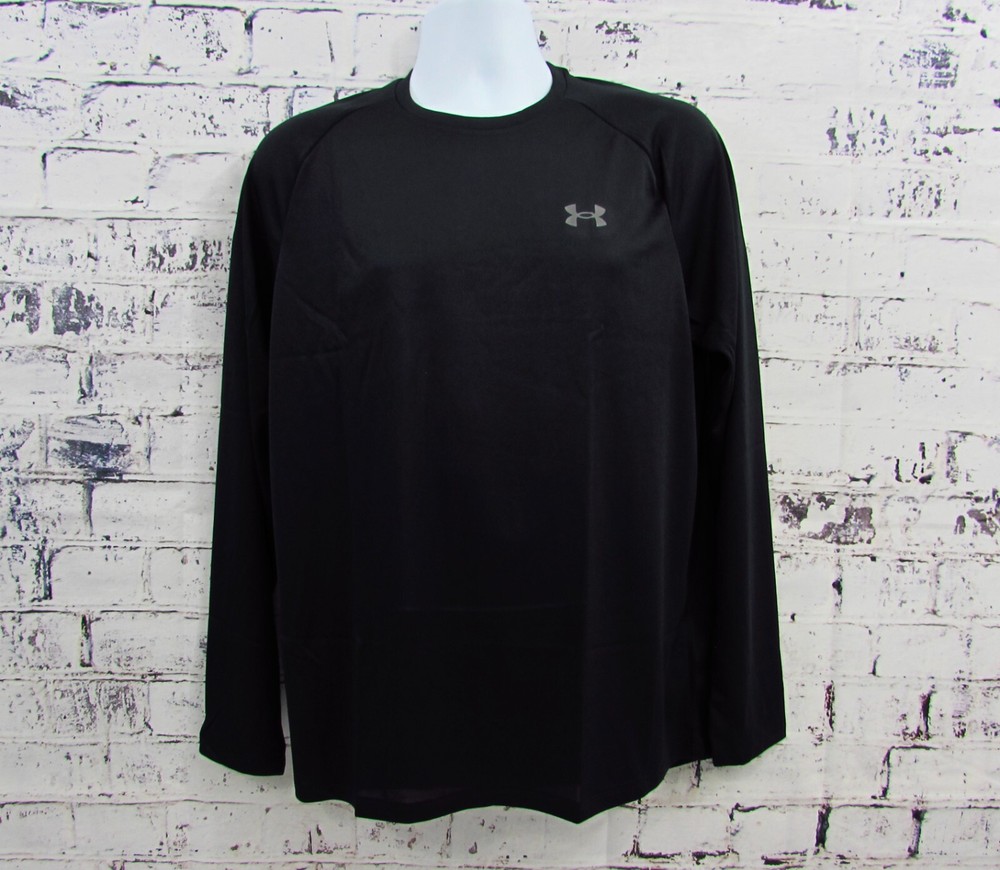 Under Armour Men’s UA Tech 2.0 Long Sleeve Shirt Black M NWT 1328496