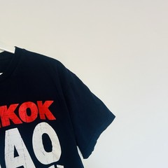 Bangkok Thailand T Shirt Mens Large Navy Blue Khao San Road Graphic Print