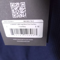NWT Mack Weldon Thermal Shirt Men S WARMKNIT Waffle Long Sleeve Wool Blend Blue