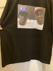 Michael Jordan Magic Johnson Real Friends T-Shirt Men’s Sz L Bulls Lakers Baggy