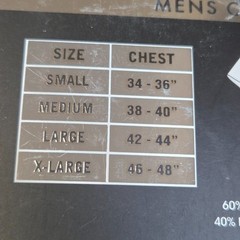 Sean John Mens 3 Pack Crew Neck Shirts Cotton Essentials Tag Free Size XL – NEW