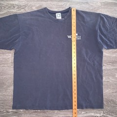 Vintage Faded Blue Microsoft SQL Server 7.0 Embriodered Knit Tech T-Shirt Sz. XL