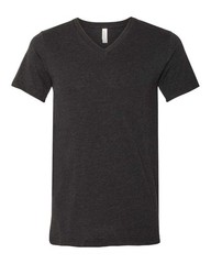 BELLA + CANVAS – Heather CVC V-Neck Short Sleeve Unisex T-Shirt – 3005CVC