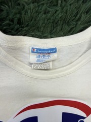 Champion Men’s Medium White Short Sleeve Crew Neck T-Shirt Big Logo Tee