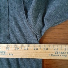 Carhartt Mens Grey Medium Loose Fit Long Sleeve Heavyweight Pocket T-Shirt New