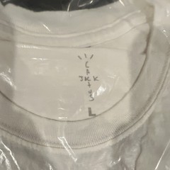 Cactus Jack x Fragment Manifest Tee White L Travis Scott Short Sleeve CJFM-SS03