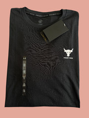 Under Armour Project Rock T-Shirt Mens Sz M / L / XL Tee Simple Branded New