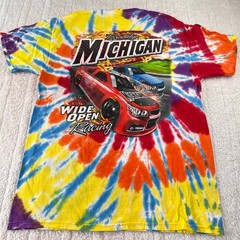 Brooklyn Michigan Racing Tie dye T-shirt Men’s size Large Gildan Tag