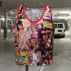 Screen Accurate FIGHT CLUB Black Sugar Tank Top, Tyler Durden, Brad Pitt, Muscle