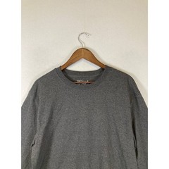 Workwear Carhartt Mens Medium Gray Long Sleeve Graphic Logo T-Shirt TK0231-M
