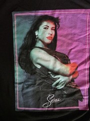 Selena Official Merchandise Black Graphic Print Crew Neck Cotton T-Shirt L
