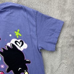 Hello Kitty Shirt Mens Medium Purple Anime Cartoon AOP Double Sided Art Sanrio