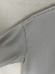 Bylt Drop Cut Lux Long Sleeve Shirt Men’s XL Grey Solid Stretch Gym Performance