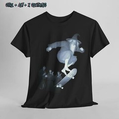 Skateboard Gandalf T-Shirt, Skateboarding Tee, LotR Fan Gift, Funny Graphic