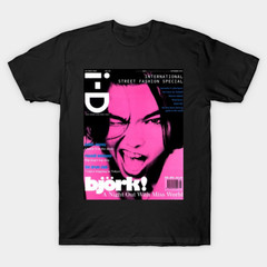 Vintage Bjork Style T-Shirt Retro Y2K Rose Graphic Cyber Grunge Indie Pop Tee