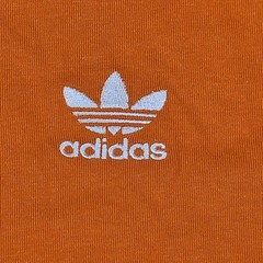 Adidas T-Shirt Men’s Medium Orange Trefoil Essential New
