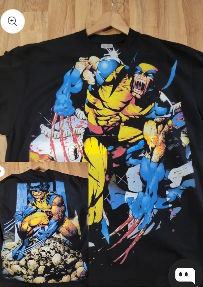 Wolverine (Front & Back)ON A SHAKA HEAVYWEIGHT GARMET DYED T SHIRT